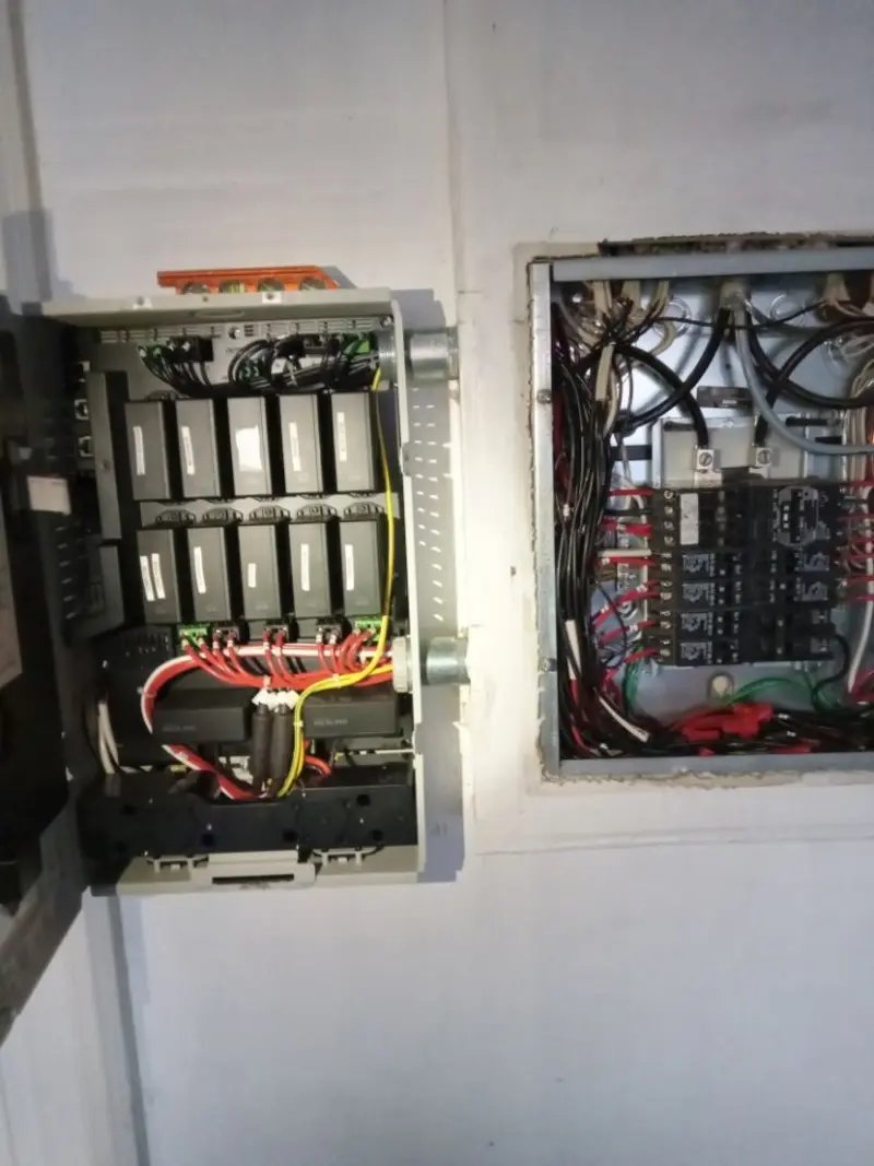 Electrical panel upgrade completed for Carbon Monoxide Detector Installation in Hendersonville